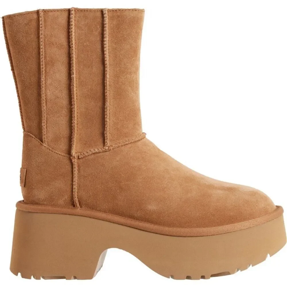 UGG Women's Chestnut Classic Short New Heights Boot Bootie New